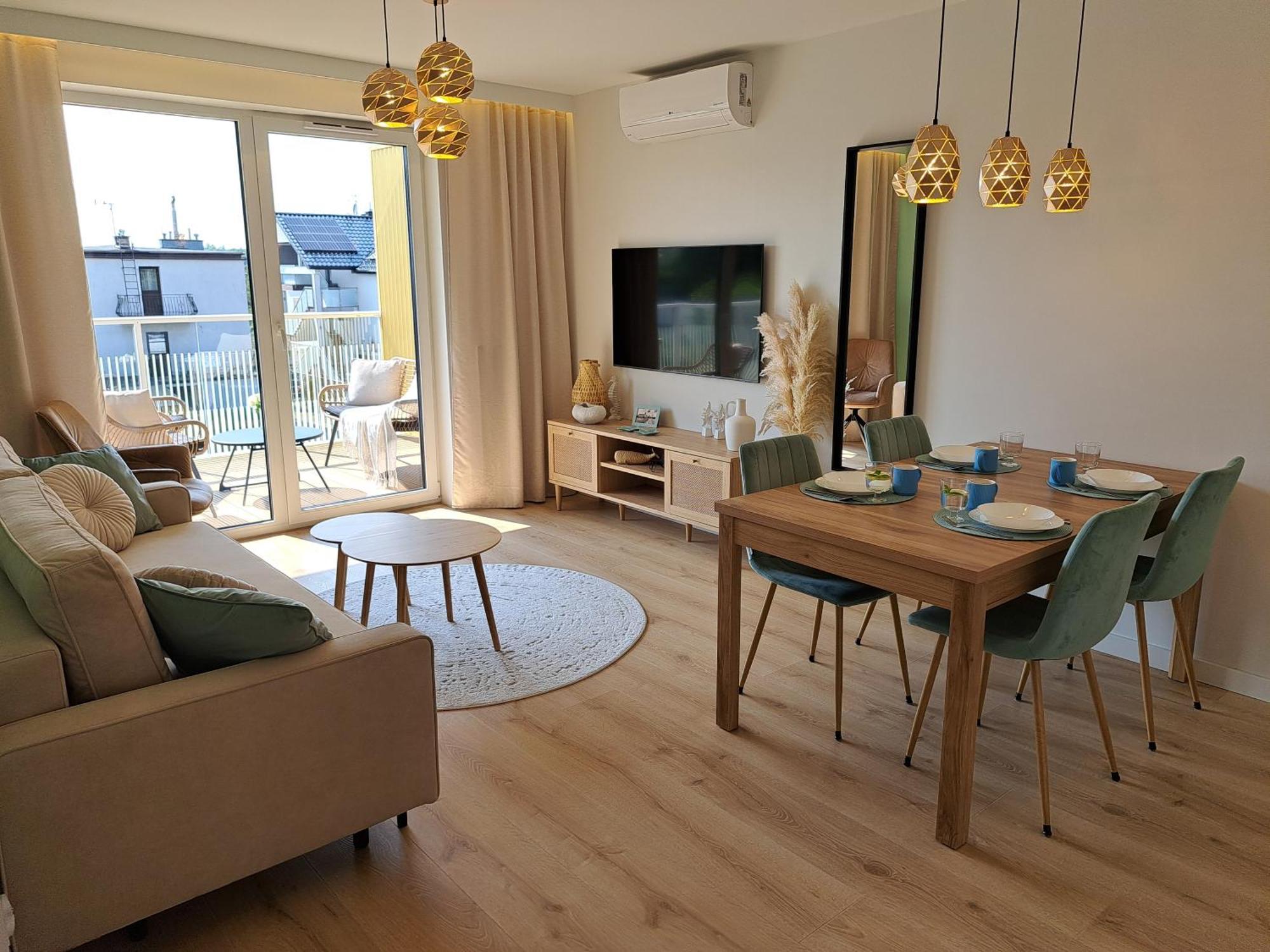 Apartament Sloneczny & Spa Plazowa A208 Гжибово Екстер'єр фото